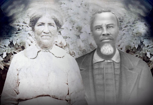 Drucilla Creech and George Olinger, grand parents of Janie B. Combs 